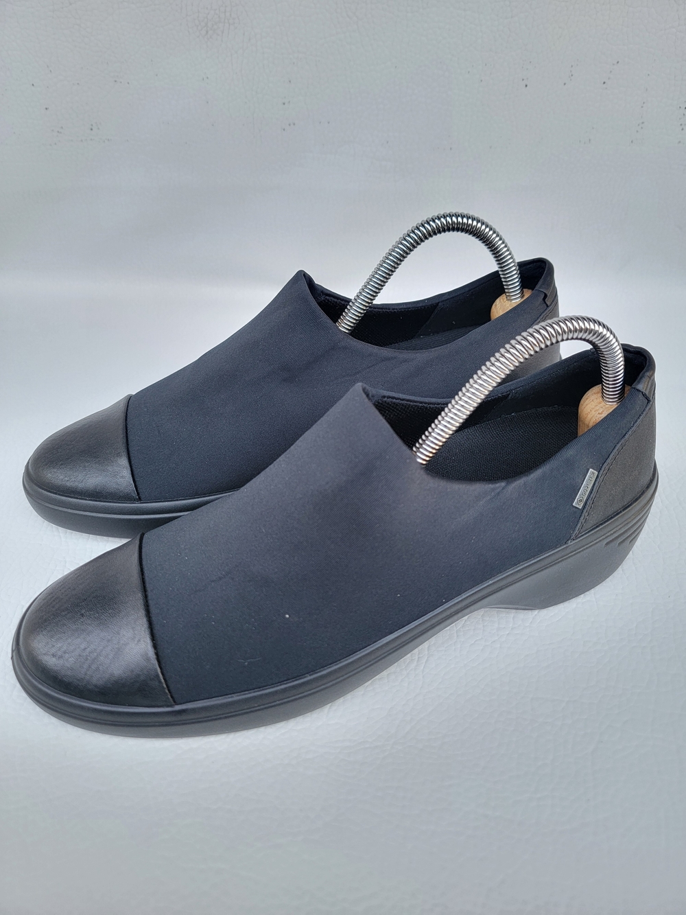 Ecco Black Slip-On Women's Casual Sneakers